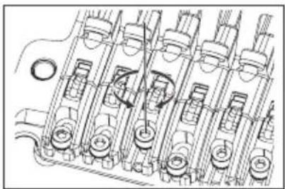 Technical line drawing of an engine cylinder assembly (no text or labels)