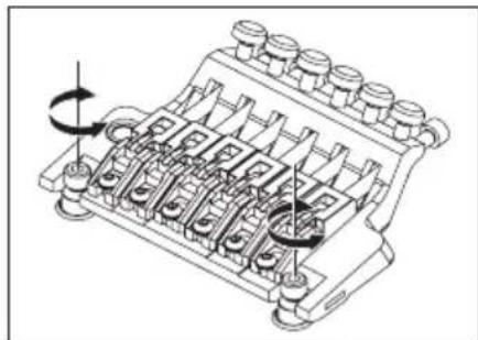 Technical line drawing of a mechanical component with multiple slots and mounting holes (no text or symbols)
