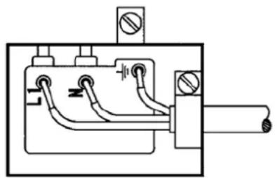 Pure electrical circuit lines without any symbols