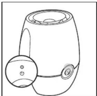 PHILIPS HU4901 - Mise sous et hors tension de l'humidificateur - 3