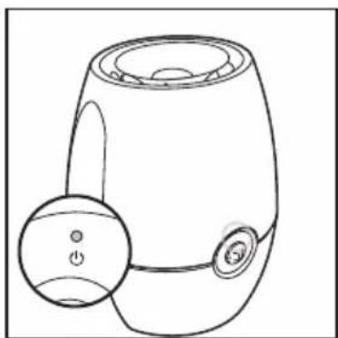 PHILIPS HU4901 - Mise sous et hors tension de l'humidificateur - 5