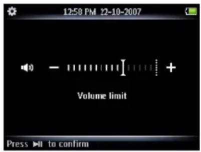 PHILIPS GoGear Opus SA5295 - Volume maximum - 1