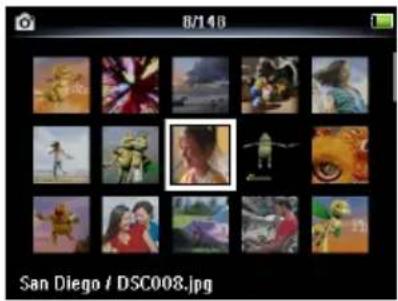 PHILIPS GoGear Opus SA5295 - Ajout d'images au dossier Favoris - 1