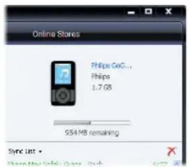 PHILIPS GoGear Opus SA5295 - Sélection de fichiers et de playlists pour la synchronisation manuelle - 2