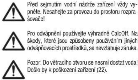 BONECO U200 - C) Modré osvětlení zapnutí / vypnutí - 1
