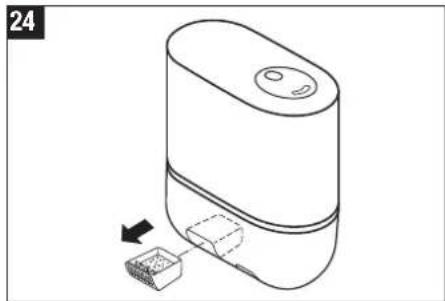 Line drawing of a portable electronic device with a button and connector (no text or symbols)