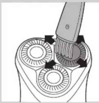 PHILIPS CP9239 - Every week: shaving unit and hair chamber - 1
