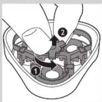 PHILIPS CP9239 - Jeden Monat: Scherköpfe - 2