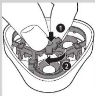 PHILIPS CP9239 - Jeden Monat: Scherköpfe - 6