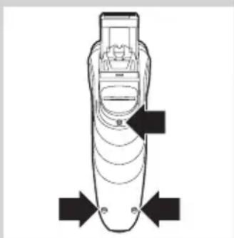 PHILIPS CP9239 - Fjerne det oppladbare batteriet - 1