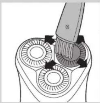 PHILIPS CP9239 - Nettoyage hebdomadaire de la tête de rasoir et du compartiment à poils - 1