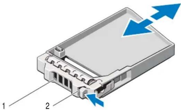 DELL PowerVault MD3600f - Removing a Hard-Drive Blank - 3