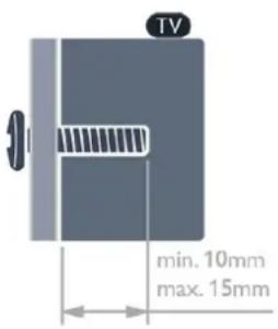 TV min. 10mm max. 15mm