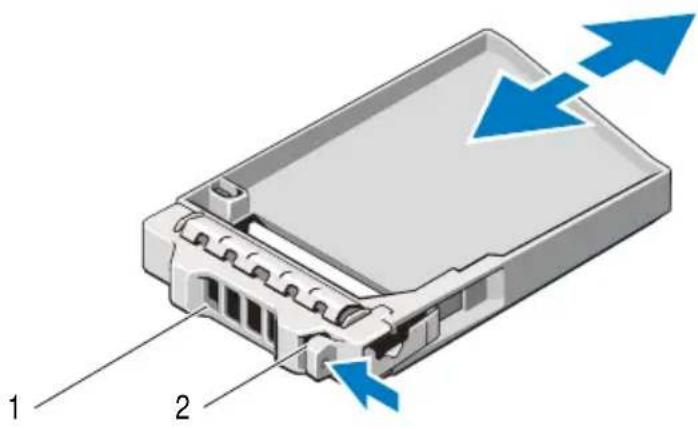 DELL PowerVault MD3220 - Removing a Hard-Drive Blank - 3