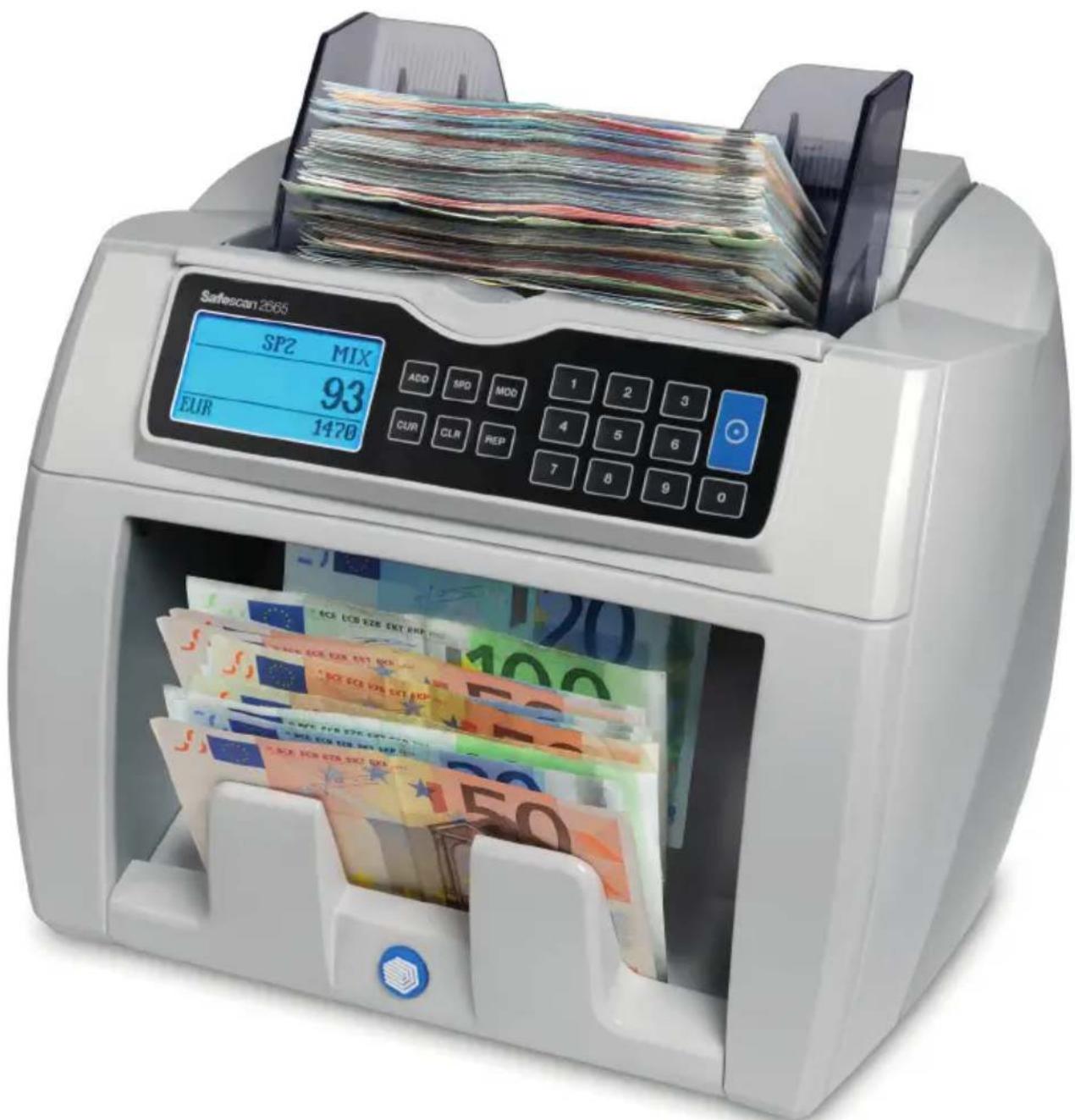 Safescan 2665 SPZ MIX 93 EUR 1470 ADD SPD MDD CUR CLR REP 1 2 3 4 5 6 7 8 9 0 100 100 100 100