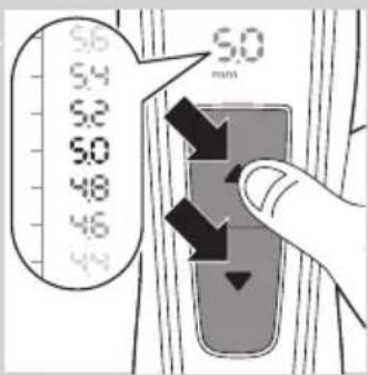 5.0 mm, 5.0, 5.2, 5.0, 4.8, 4.6, 4.4