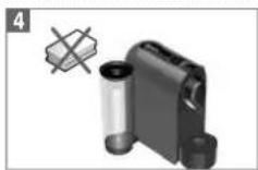 KRUPS Nespresso U XN2501 - OPRÓŻNIANIE SYSTEMU przed okresem nieużywania, w celu ochrony przed mrozem lub przed naprawą/ ОЧИСТКА СИСТЕМЫ при длительном неиспользовании, для защиты от замерзания или при подготовке к ремонту - 6
