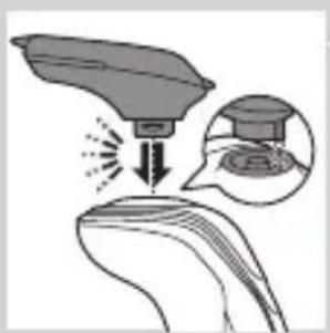 PHILIPS SHAVER Series 5000 S5520 - 使用鬢角造型修容器配件 - 2