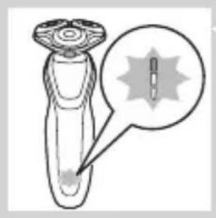 PHILIPS SHAVER Series 5000 S5520 - 電池充電指示燈,3個燈 - 1