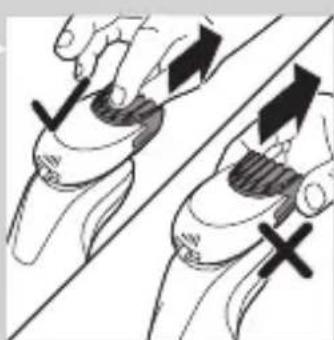 Illustration of two hands holding a curved object with directional arrows indicating movement or force (no text or symbols)