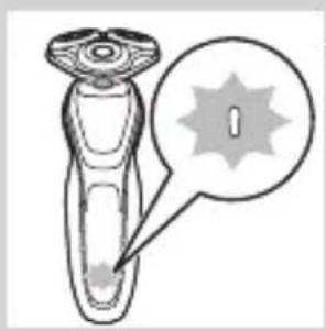 PHILIPS SHAVER Series 5000 S5520 - Penunjuk cas bateri dengan 3 lampu - 2