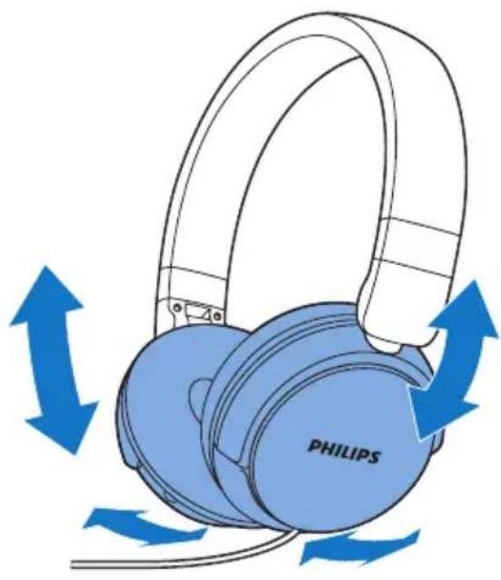 PHILIPS SHL3855NC - 佩戴耳机 - 1