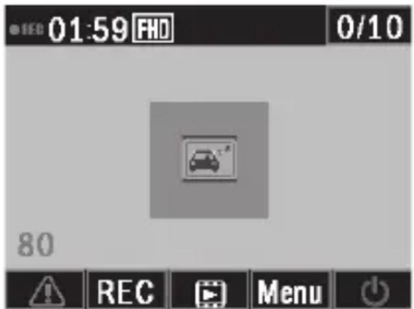 01:59 FHD 0/10 80 REC Menu