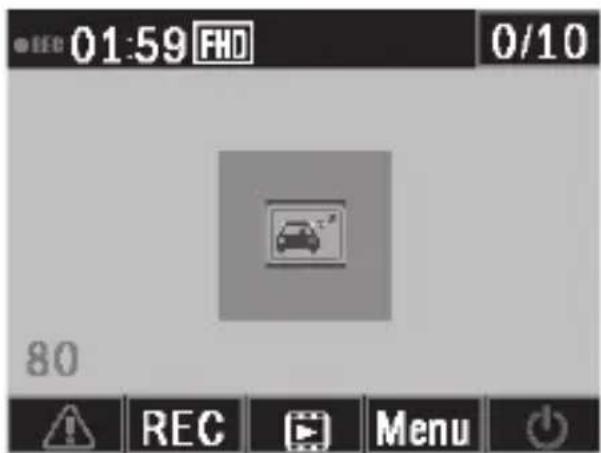 01:59 FHD 0/10 80 REC Menu