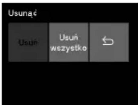 Usunąć Usun i Usun wszystko