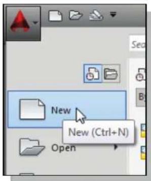 New New (Ctrl+N) Open