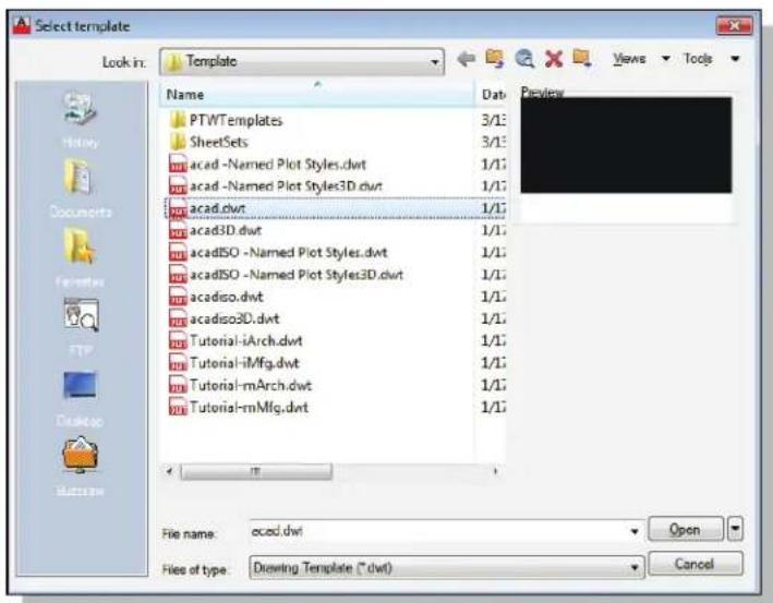 Select template Look in: Template Name Dab Preview PTWTemplates 3/15 SheetSets 3/15 acad -Named Plot Styles.dwt 1/15 acad -Named Plot Styles3D.dwt 1/15 acad.dwt 1/15 acad3D.dwt 1/15 acadISO -Named Plot Styles.dwt 1/15 acadISO -Named Plot Styles3D.dwt 1/15 acadiso.dwt 1/15 acadiso3D.dwt 1/15 Tutorial-iArch.dwt 1/15 Tutorial-iMfg.dwt 1/15 Tutorial-mArch.dwt 1/15 Tutorial-mMfg.dwt 1/15 File name: ecd.dwt Open Files of type: Drawing Template (*.dwt) Cancel