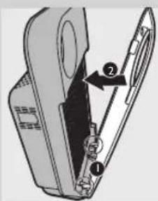 Diagram of a device with numbered parts, likely illustrating a mechanical or electrical component assembly.