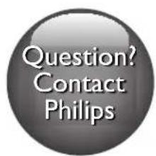 Question? Contact Philips