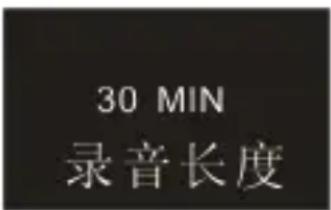 30 MIN 录音长度