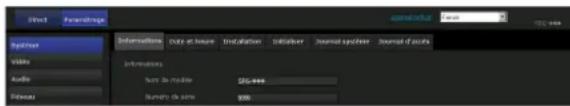SONY SRG-300SEW - Comment paramétrer le menu Administrateur - 1