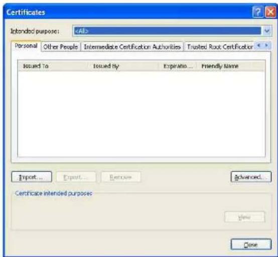 SONY SRG-300SEW - Pour supprimer un certificat CA installé - 1