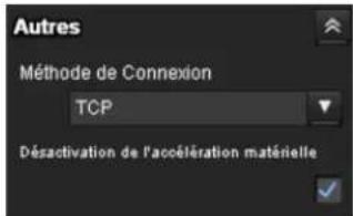 Autres Méthode de Connexion TCP Désactivation de l'acciélération matérielle