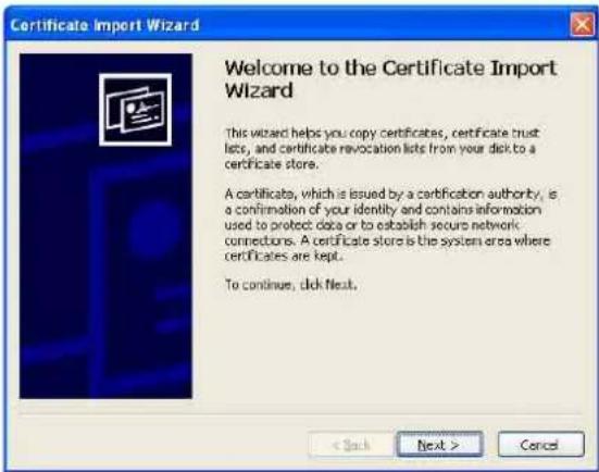SONY SRG-300SEW - Comment installer le certificat CA - 2