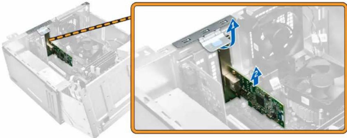 DELL OptiPlex 7040 SFF - Retrait de la carte du port Ethernet en option - 1