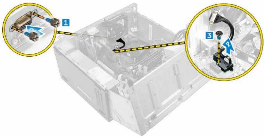 DELL OptiPlex 7040 SFF - Retrait de la carte fille VGA - 1