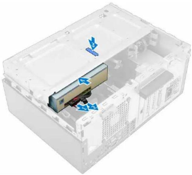 DELL OptiPlex 7040 SFF - Retrait du lecteur optique (3,5 pouces) - 1
