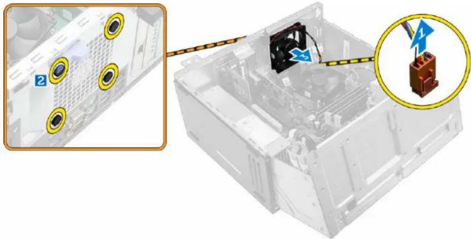 DELL OptiPlex 7040 SFF - Retrait du ventilateur système - 1