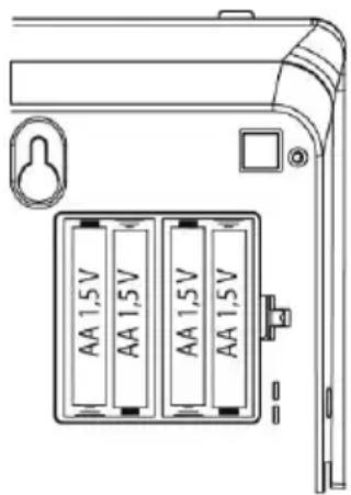 AA 1,5 V AA 1,5 V AA 1,5 V AA 1,5 V