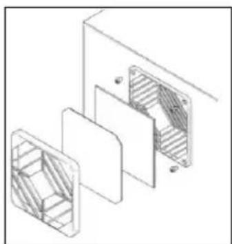 BARTSCHER C5230 206782 - Auswechseln und Reinigen des Kühlfilters (Rückseite des Gerätes) - 1