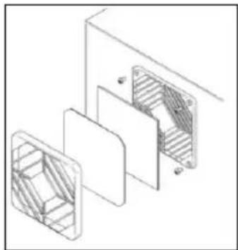 BARTSCHER C5230 206782 - Remplacement et nettoyage du filtre de refroidissement (panneau arrière) - 1