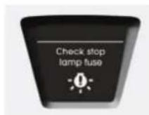 HYUNDAI Elantra (2012) - Check stop lamp fuse (Vérification du fusible du feu stop) - 1