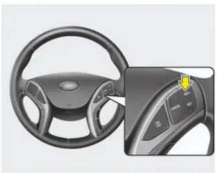 HYUNDAI Elantra (2012) - Pour annuler la régulation de la vitesse, effectuez l'une des opérations suivantes : - 1
