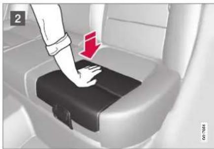 VOLVO V70 (2008) - Abaissement du coussin rehausseur 2 niveaux - 2
