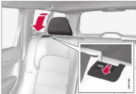VOLVO V70 (2008) - Banquette arrière - 2