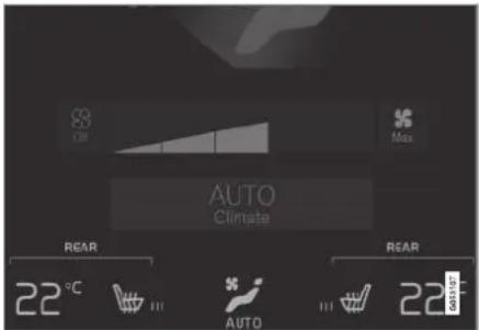 33 CRR Max AUTO Climate REAR 22 °C AUTO 22 GOTTER